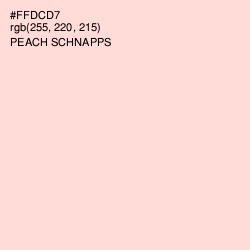 #FFDCD7 - Peach Schnapps Color Image